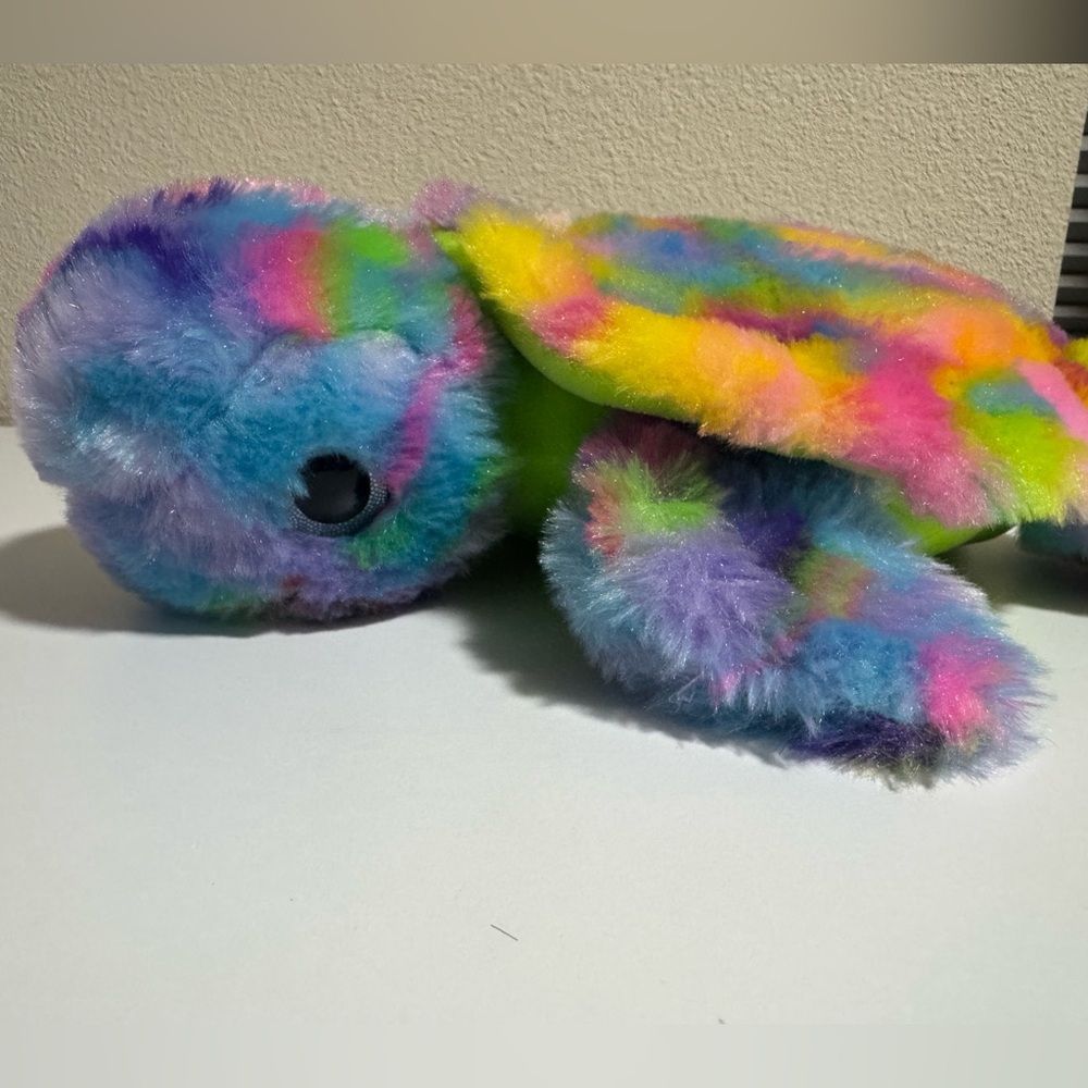 Fiesta Multicolor Plush Turtle - Picture 6 of 6